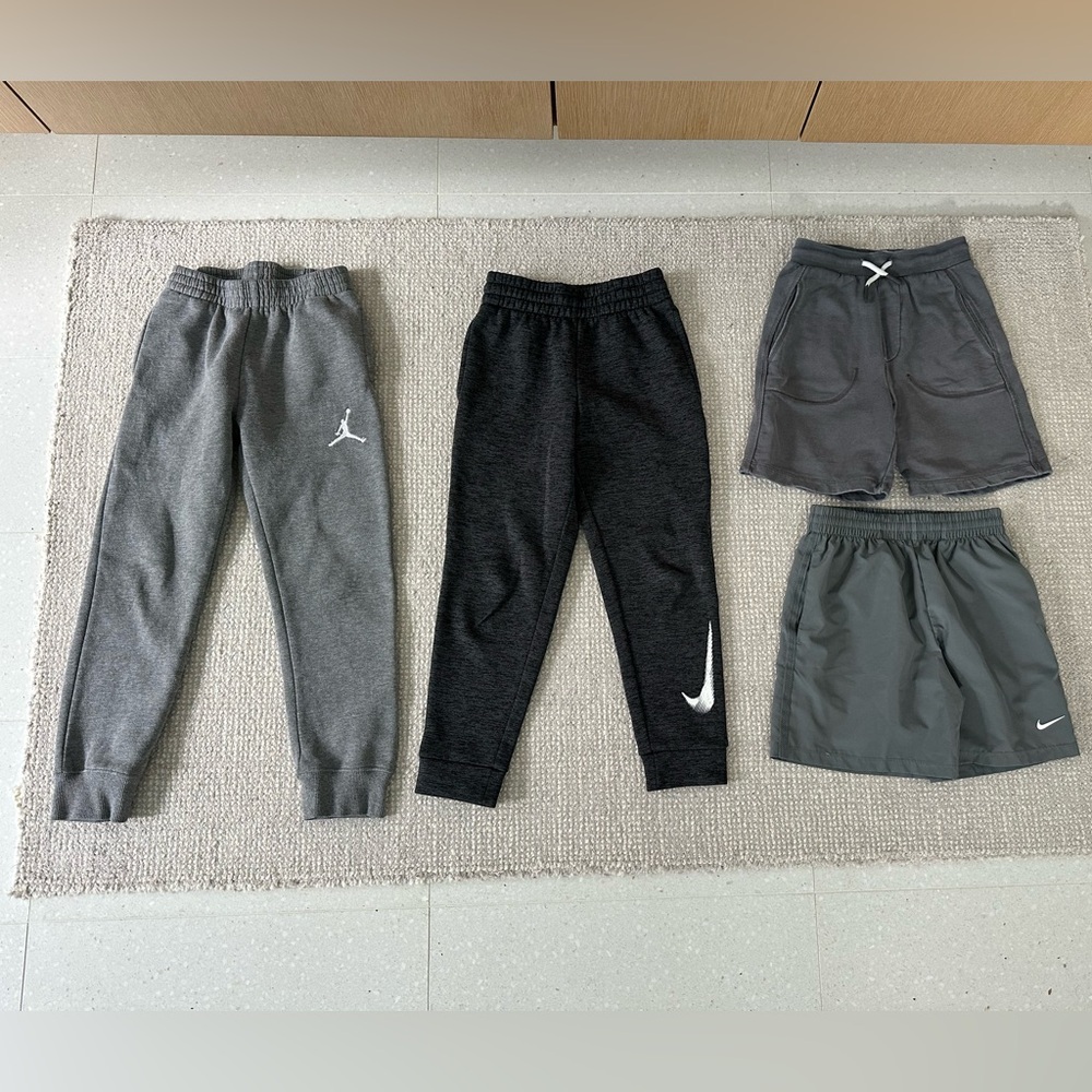 Nike Jordan / Zara Boys Sweat pant Joggers & Shorts Bundle